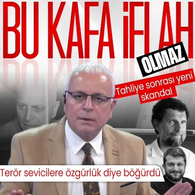Bebek katili Öcalana methiyeler dizen Merdan Yanardağdan tahliye sonrası yeni skandal! Terör sevicilere özgürlük diye böğürdü