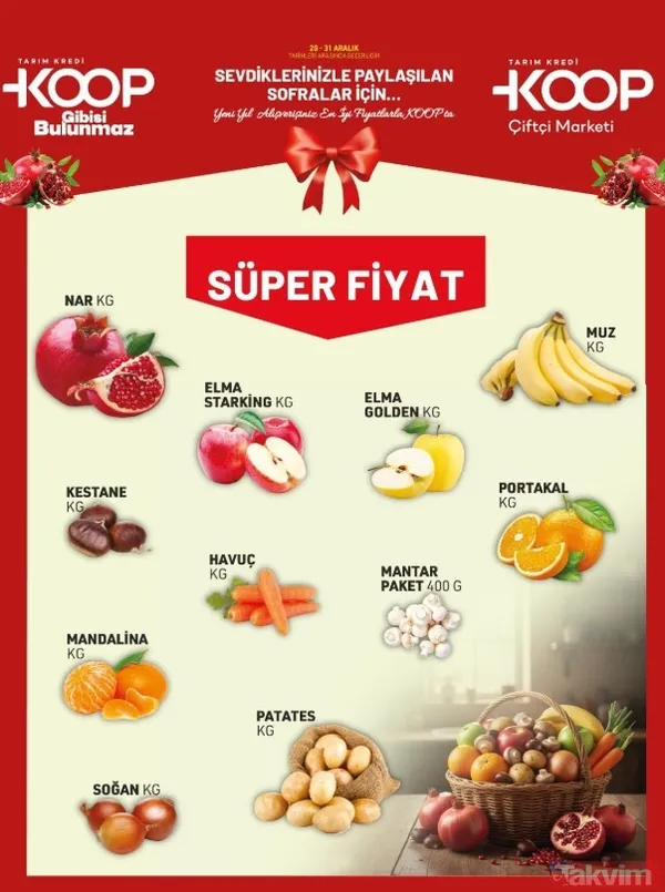 Tarım Kredi KOOP Market 31 Aralık yılbaşı kataloğu! 100'den fazla üründe indirim - 9