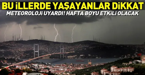 Son dakika: Meteoroloji’den yağış uyarısı! İstanbul’da bugün hava nasıl? 22 Ekim 2018 hava durumu