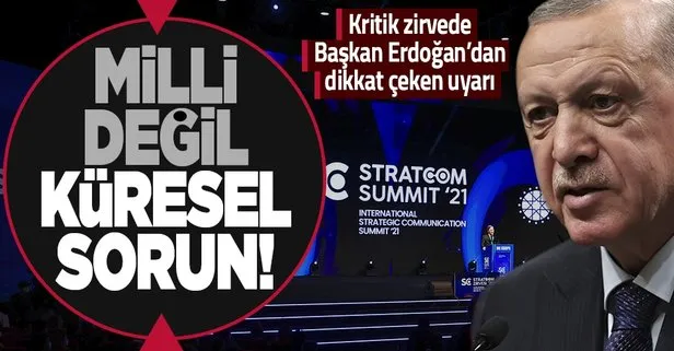 Başkan Erdoğan Uluslararası Stratejik İletişim Zirvesi’ne video mesaj gönderdi