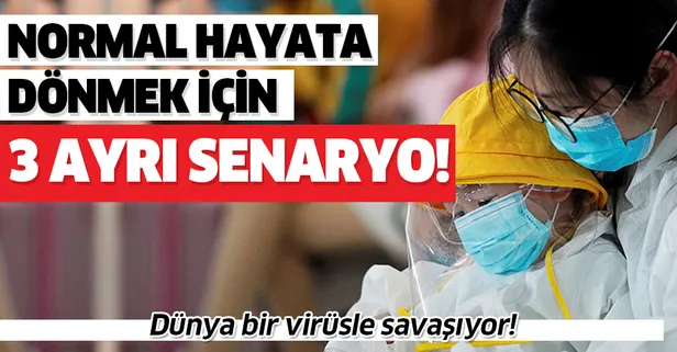 Dünya koronavirüsle savaşıyor! Normal hayata dönmek için 3 farklı senaryo!
