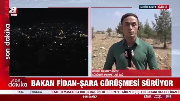 Bakan Fidan – Şara görülmesi başladı