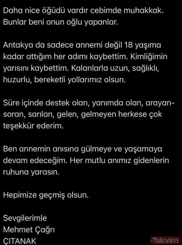 Başak Gümülcinelioğlu'nun eşi Çağrı Çıtanak annesini depremde kaybetmişti! Yaşadığı acıyı anlattı o satırlar kahretti: "Kimliğimin yarısını kaybettim" - 18