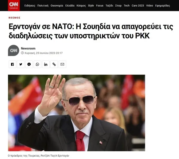 Başkan Recep Tayyip Erdoğan'ın İsveç resti dünya basınında! Yeşil ışık için "PKK" şartı-16