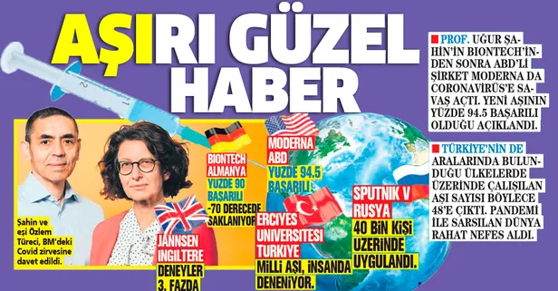 Aşırı güzel haber! Prof. Uğur Şahin’in BioNTech’inden sonra ABD’li şirket Moderna da koronavirüse savaş açtı
