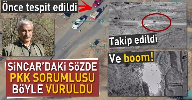 PKKnın sözde Sincar sorumlusu böyle etkisiz hale getirildi