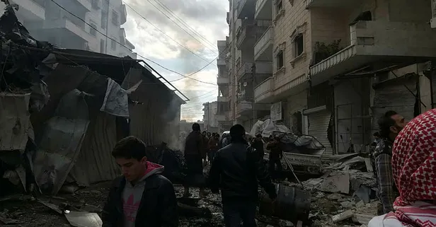 Esad rejiminden İdlib'e saldırı! Çok sayıda ölü ve yaralı var