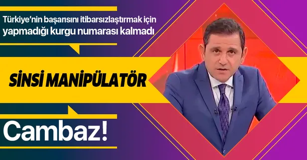 Sabah gazetesi yazarı Salih Tuna'dan Fatih Portakal'a: "Sinsi bir manipülatör"