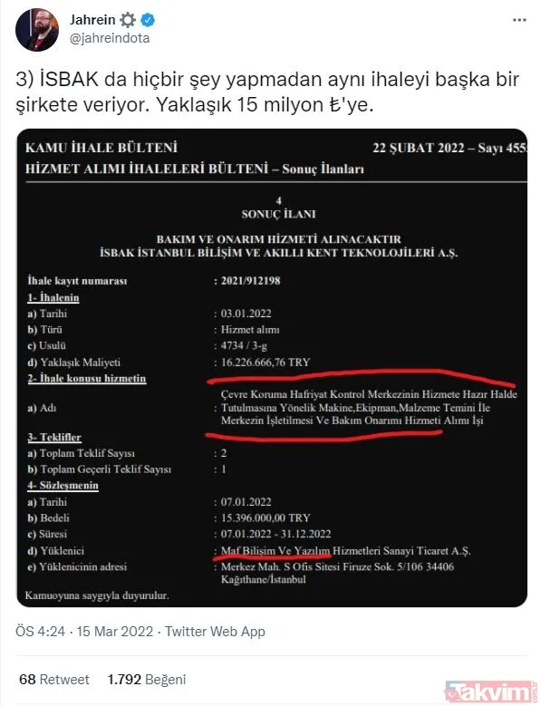 Kılıçdaroğlu artık açıktan vuruşuyor! Talimatı alan Jahrein, İmamoğlu'nun akçeli ihalelerini ifşa etti, Mansur Yavaş'a gözdağı verdi - 8