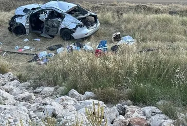 Derebucak'ta kaza: 1'i bebek 3 ölü 3 yaralı