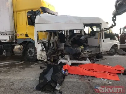 Gaziantep’te can pazarı! TIR tarım işçilerini taşıyan minibüse çarptı: 3 ölü 16 yaralı