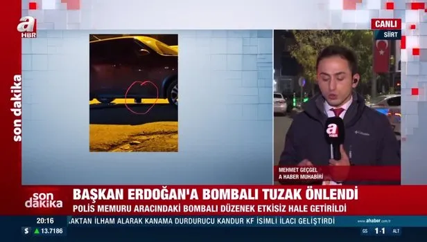 SON DAKİKA HABER! Başkan Erdoğan'a mıknatıslı bombalı araçla saldırı girişimi! İlk görüntüler geldi!