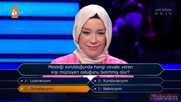 Kenan İmirzalıoğlu'nun sunduğu Kim Milyoner Olmak İster'de hareketleri ve cevaplarıyla geceye damga vuran yarışmacı! - 42