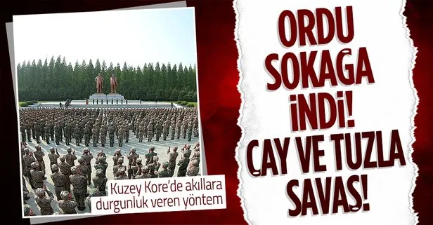 Koronavirüse karşı çay ve tuzla savaş! Kuzey Kore’de akıllara durgunluk veren yöntem