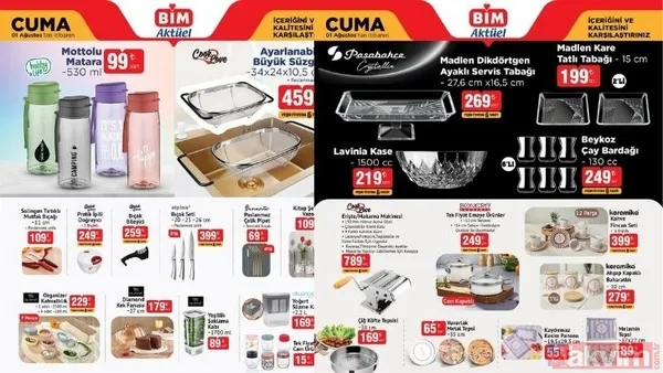 Bim, 1 Ağustos 2025 Cuma Günü Geçerli Olacak Yeni Aktüel Kataloğunu Duyurdu. Evde Pratik Çözümler Arayanlara Özel Mutfak Ürünleri, Teknolojik Cihazlar Ve...