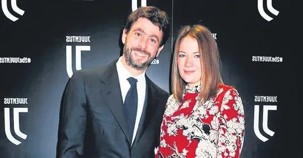Juventus'un başkanı Andrea Agnelli'ye Türk aşkı Deniz Akalın'dan özel armağan!