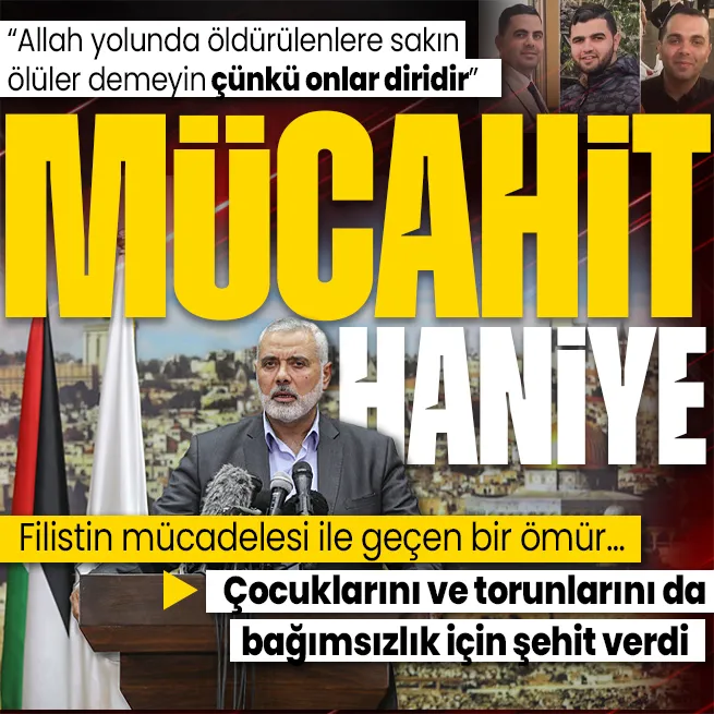 Mülteci kampından Hamas liderliğine Filistin mücadelesi ile geçen bir ömür! İsrail çocuklarını ve torunlarını da öldürmüştü: İşte İsmail Haniye’nin hayatı