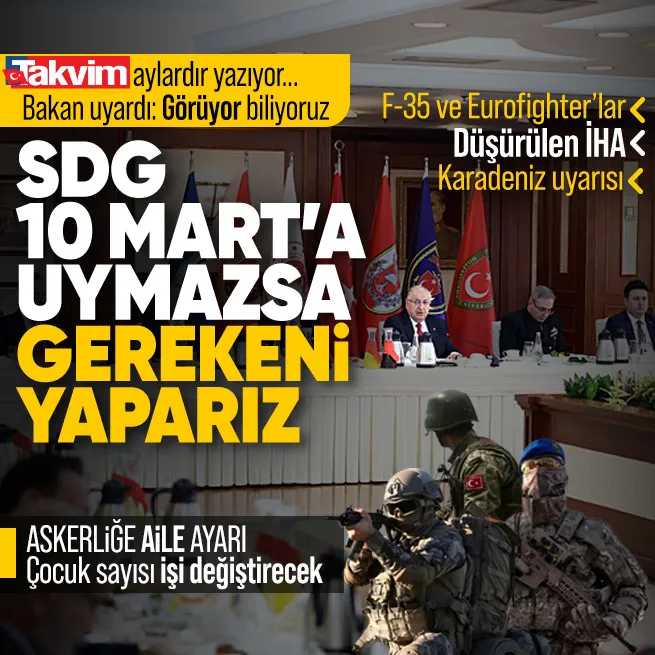 MSB’den SDG’ye uyarı: Gerekeni kimseye sormadan yaparız | Bakan Yaşar Güler açıkladı... Askerlik sistemine aile ayarı