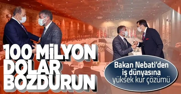 Hazine ve Maliye Bakanı Nureddin Nebati’den iş adamlarına doları düşürme tavsiyesi: Hepiniz yüzer milyon dolar bozdurun