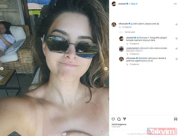 Oğuzhan Koç'un yeni sevgilisi olduğu iddia edilmişti "7. fotoğrafta çıplağım" Ala Tokel'in çıplak paylaşımı sosyal medyayı salladı - 12