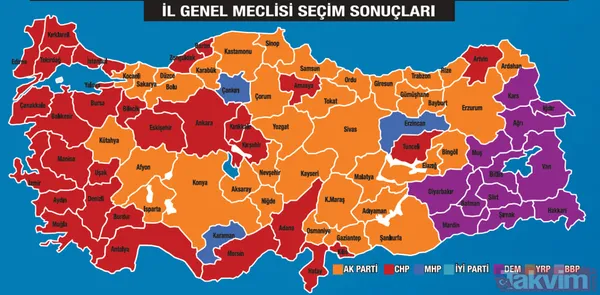 81 İL SEÇİM SONUÇLARI! 31 Mart 2024 AK Parti, CHP, MHP, İYİ Parti 81 il Yerel Seçim sonuçları ve oy oranları... - 4