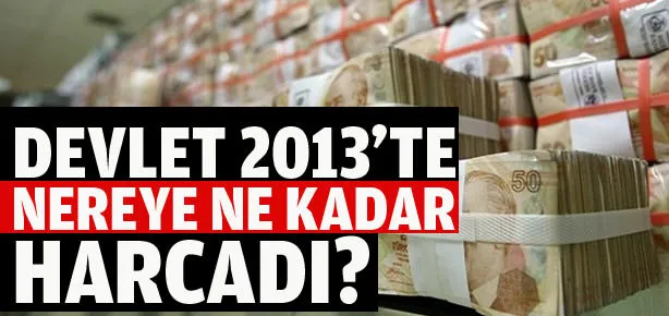 Devlet 2013’te nereye ne harcadı?