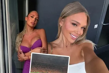 Katharina Amalia’yı hangi futbolcu çağırdı? Galatasaray maçını tribünden izledi! Maserati marka araç detayı...