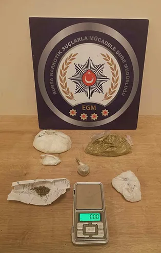Bursa'da uyuşturucu operasyonu: 8 gözaltı