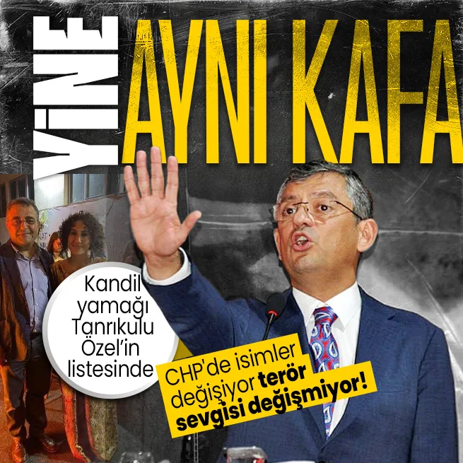CHP yine aynı CHP! İsimler değişiyor terör sevgisi değişmiyor! PKK cenazelerinde boy gösteren Tanrıkulu Özelin listesinde