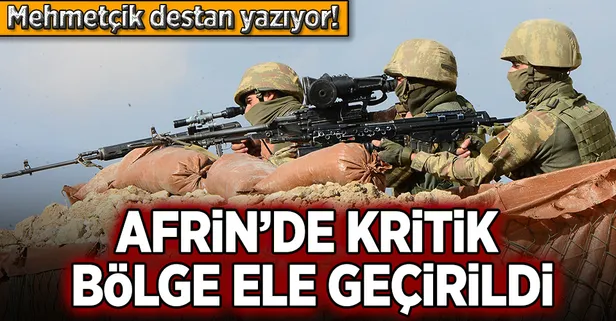 Afrin'de kritik bölge ele geçirildi