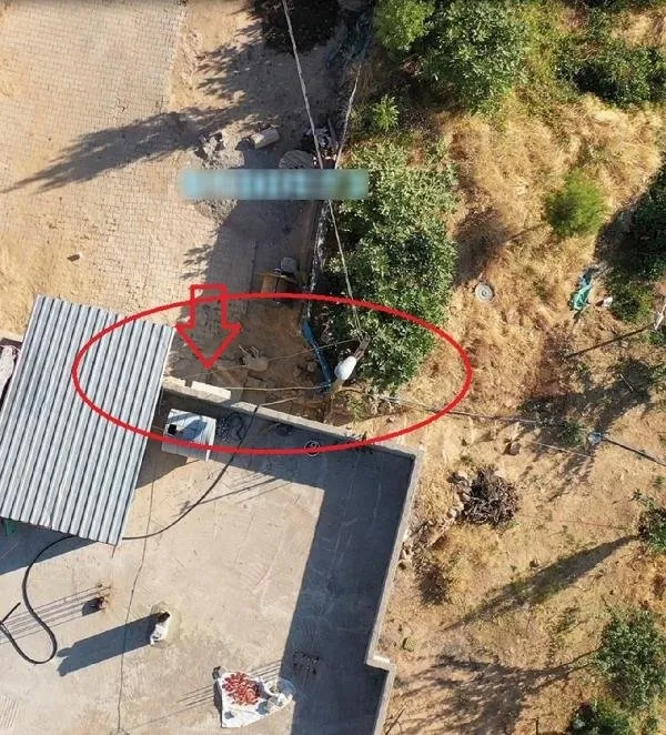 Bu kez kaçamadılar! Kaçak elektirik kullananlar drone ile tespit edildi-2