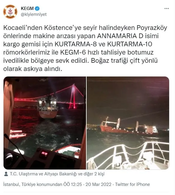 istanbul-bogazinda-gemi-arizasi-cift-yonlu-kapandi-1647726918688.jpg İstanbul Boğazı'nda gemi arızası! Çift yönlü kapandı...-2