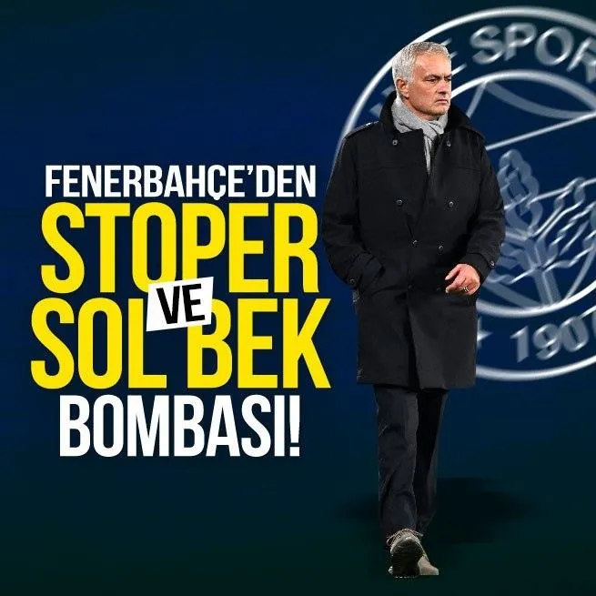 F.Bahçe’den stoper ve sol bek bombası!