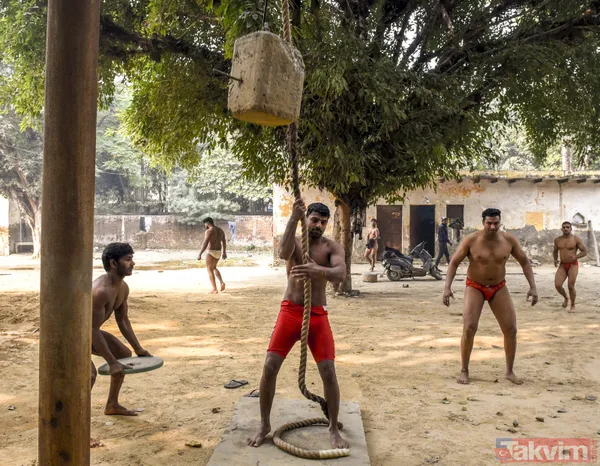 Hindistan'da güreşçiler böyle yetişiyor - 9