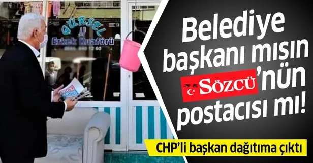 Muğla Büyükşehir Belediye Başkanı Osman Gürün Sözcü Gazetesinin postacılığına soyundu!