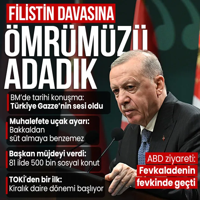 Başkan Erdoğan’dan Kabine Toplantısı sonrası önemli açıklamalar! ABD ziyareti: Fevkaladenin fevkinde geçti | Muhalefete ayar üstüne ayar