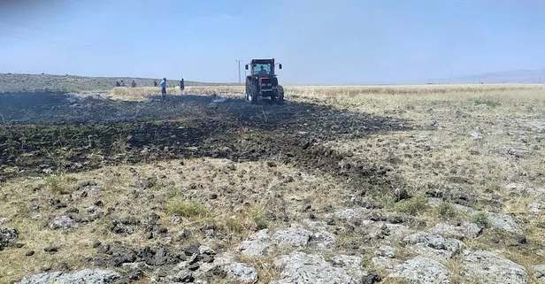 Mardin'de 50 dönüm alanda ekili buğday yandı