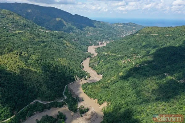 SON DAKİKA: Selin vurduğu Kastamonu Bozkurt ve Abana Sahili havadan görüntülendi - 17