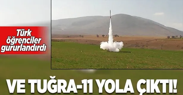 Türk öğrencilerin yaptığı Tuğra-11 yola çıktı