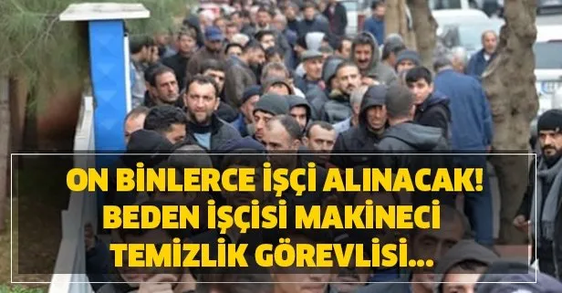 İŞKUR beden işçisi, makineci dikiş, temizlik görevlisi, satış danışmanı ve konfeksiyon işçisi başvuru şartları açıklandı