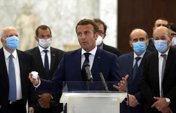 Son dakika: Macron'dan Lübnan'da Türkiye hakkında skandal sözler!-1