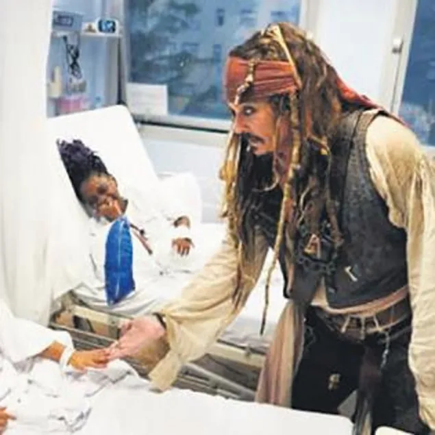 Jack Sparrow hastanede!