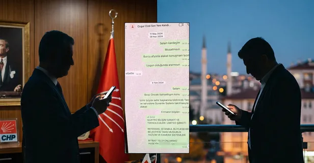 CHP'li Özkan Yalım ve Özel'in mesajları ortaya çıktı: İhale yazışmaları Başkan Erdoğan'a hakaret edenlerle yemek