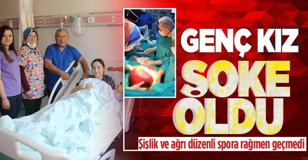 22 yaşındaki genç kız karın ağrıları nedeniyle hastaneye gitti karnından 5 kiloluk kitle çıktı