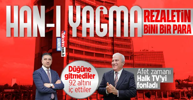 CHP'li belediyelerde rezaletin sınırı yok! Afet zamanı Halk Tv'yi fonladılar, 92 altını iç ettiler