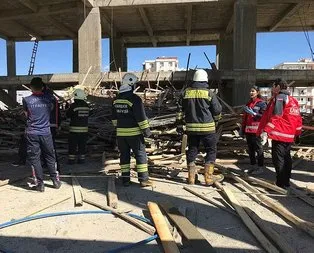 İnşaatta iskele çöktü 1’i ağır 6 işçi yaralandı