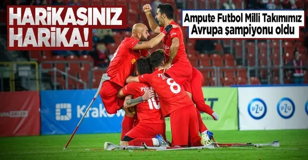 Ampute Futbol Milli Takımımız Avrupa Şampiyonu oldu! Türkiye 6-0 İspanya | MAÇ SONUCU