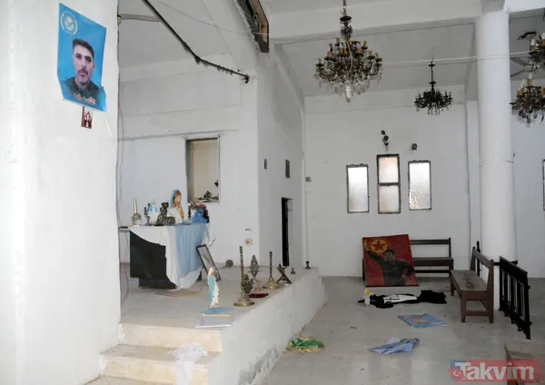 Tel Abyad’daki Ermeni Kilisesi önce DEAŞ sonra PKK tarafından karargah olarak kullanılmış - 1