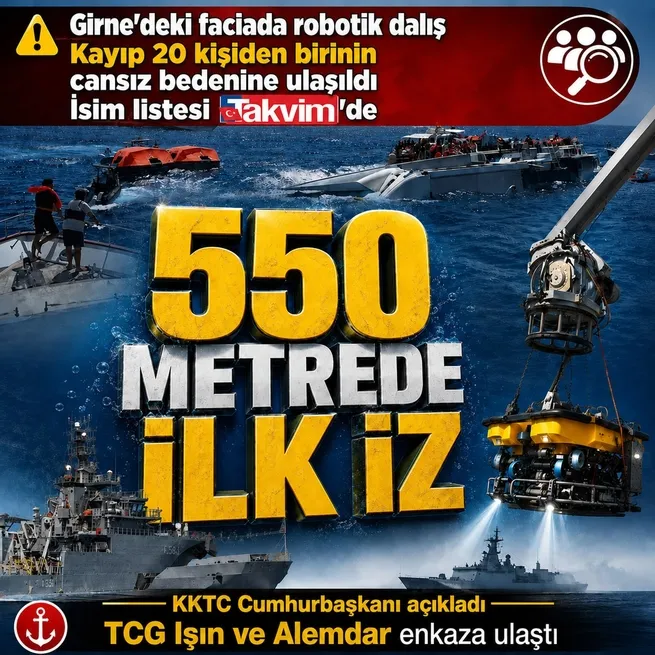 Girne faciasında kayıpları arama çalışmaları 4üncü gününde! Kayıp 20 kişiden birinin naaşına ulaşıldı