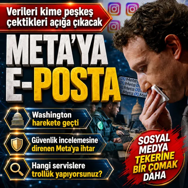 Güvenlik incelemesinden kaçan Metaya ABDden e-postalı ihtar: Şeffaflıktan kaçma!
